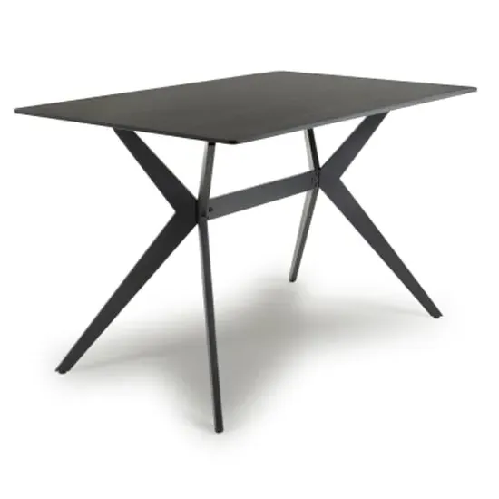 Tarsus Small Ceramic Dining Table - Black