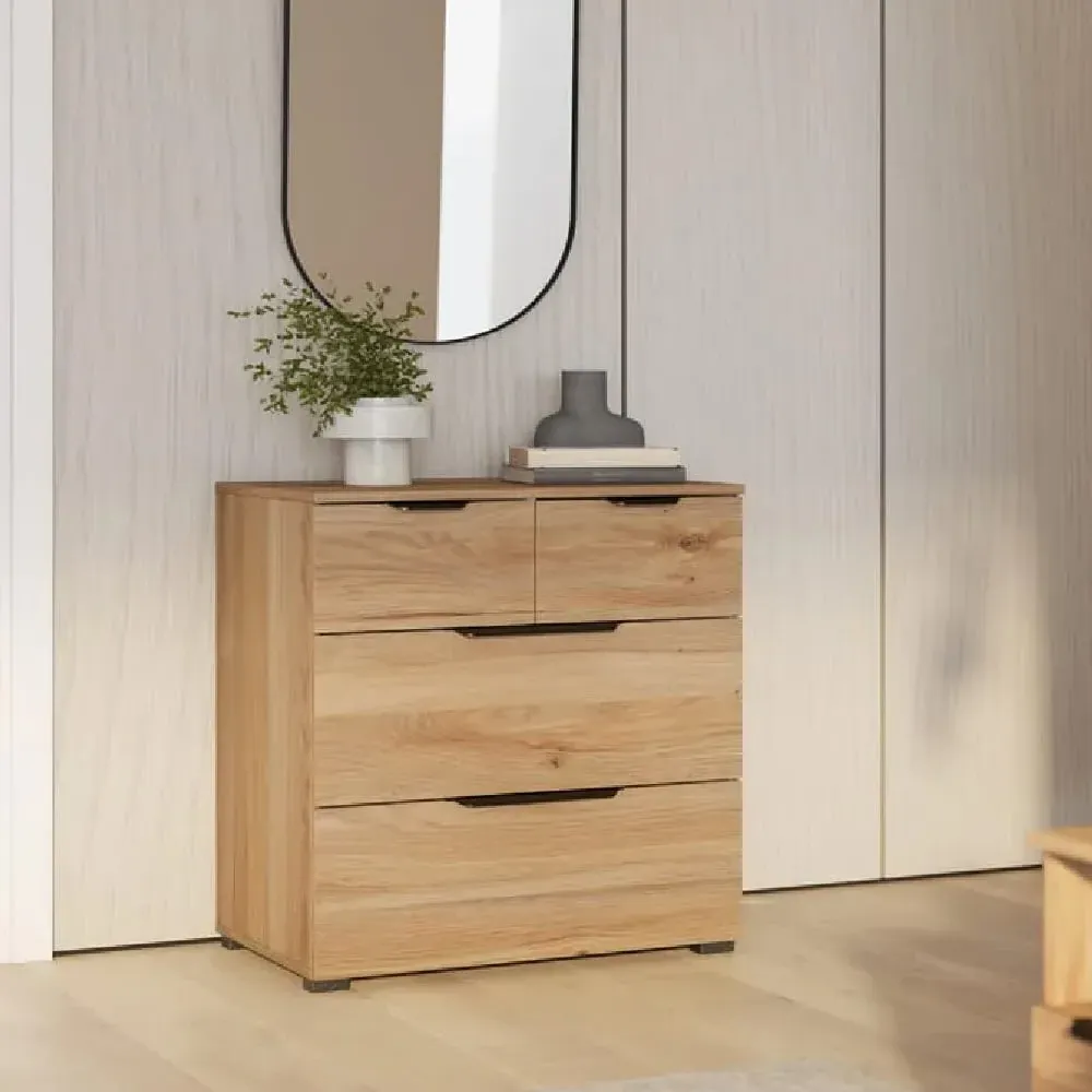 Tarzana Chest of 4 Drawers - Mauvella Oak