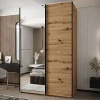 Tarzana III Wardrobe with 2 Sliding Doors - Artisan Oak