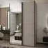 Tarzana III Wardrobe with 2 Sliding Doors - Cashmere