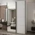 Tarzana III Wardrobe with 2 Sliding Doors - White
