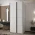 Tarzana Wardrobe with Sliding Doors - White, Laminated Board