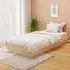 Tassilo Single Bed Frame - Natural, Solid Pinewood