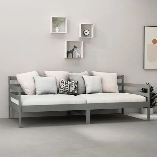 Tatiana Single Day Bed - Grey, Pinewood