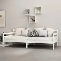 Tatiana Single Day Bed - White, Pinewood