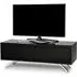 Tavin TV Stand with Storage - Black, Glass