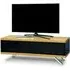Tavin TV Stand with Storage - Oak, Glass