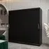 Tavira 2-Door Sliding Wardrobe - Black