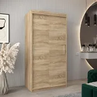 Tavira 2-Door Sliding Wardrobe - Sonoma Oak