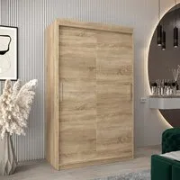 Tavira 2-Door Sliding Wardrobe - Sonoma Oak