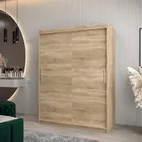 Tavira 2-Door Sliding Wardrobe - Sonoma Oak