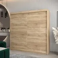 Tavira 2-Door Sliding Wardrobe - Sonoma Oak