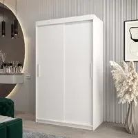 Tavira 2-Door Sliding Wardrobe - White