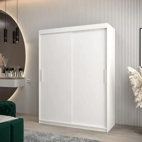 Tavira 2-Door Sliding Wardrobe - White