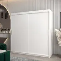 Tavira 2-Door Sliding Wardrobe - White