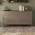 Tavira 3 Door Sideboard - Dark Oak, Bronze