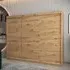 Tavira 3-Door Sliding Wardrobe - Artisan Oak