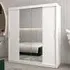 Tavira I Mirrored Wardrobe 2 Sliding Doors - White