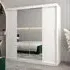 Tavira I Mirrored Wardrobe 2 Sliding Doors - White
