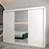 Tavira I Mirrored Wardrobe 3 Sliding Doors - White