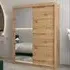 Tavira II Mirrored Wardrobe 2 Sliding Doors - Artisan Oak