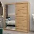 Tavira II Mirrored Wardrobe 2 Sliding Doors - Artisan Oak