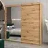 Tavira II Mirrored Wardrobe 2 Sliding Doors - Artisan Oak