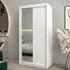 Tavira II Mirrored Wardrobe 2 Sliding Doors - White