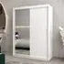 Tavira II Mirrored Wardrobe 2 Sliding Doors - White