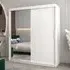 Tavira II Mirrored Wardrobe 2 Sliding Doors - White