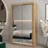 Tavira III Mirrored Wardrobe 2 Sliding Doors - Artisan Oak