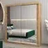 Tavira III Mirrored Wardrobe 2 Sliding Doors - Artisan Oak