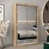 Tavira III Mirrored Wardrobe 2 Sliding Doors - Sonoma Oak