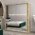 Tavira III Mirrored Wardrobe 2 Sliding Doors - Sonoma Oak