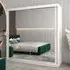 Tavira III Mirrored Wardrobe 2 Sliding Doors - White