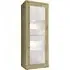 Taylor 2-Door Display Cabinet with LED - Cadiz, White