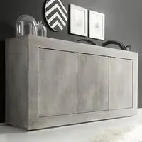 Taylor 3-Door Sideboard - White, Pine