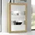 Taylor 4-Door Display Cabinet with LED - Cadiz, White