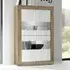 Taylor 4-Door Display Cabinet with LED - Mercure, White