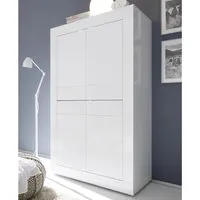 Taylor 4-Door Highboard - White, High Gloss alternate view