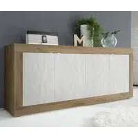 Taylor 4-Door Sideboard - Mercure, White