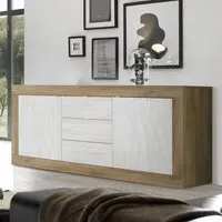 Taylor 5-Door Sideboard - Mercure, White