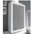 Taylor Highboard with 4 Doors - White, Cement