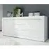 Taylor Sideboard with 2 Doors 3 Drawers - White, High Gloss