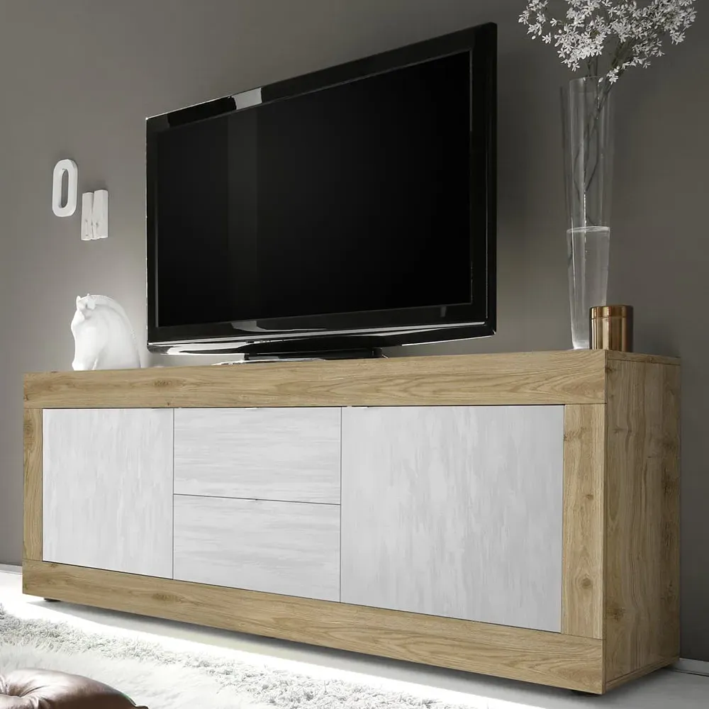 Taylor TV Sideboard 2 Doors 2 Drawers - Cadiz, White image