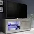 Taylor TV Stand with LED - White, Pine