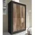 Taylor Wooden Highboard with 4 Doors - Black, Pero