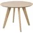 Tbilisi Round Dining Table - White, Oak