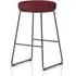 Teaneck Fabric Stool with Metal Frame - Ginseng Chilli