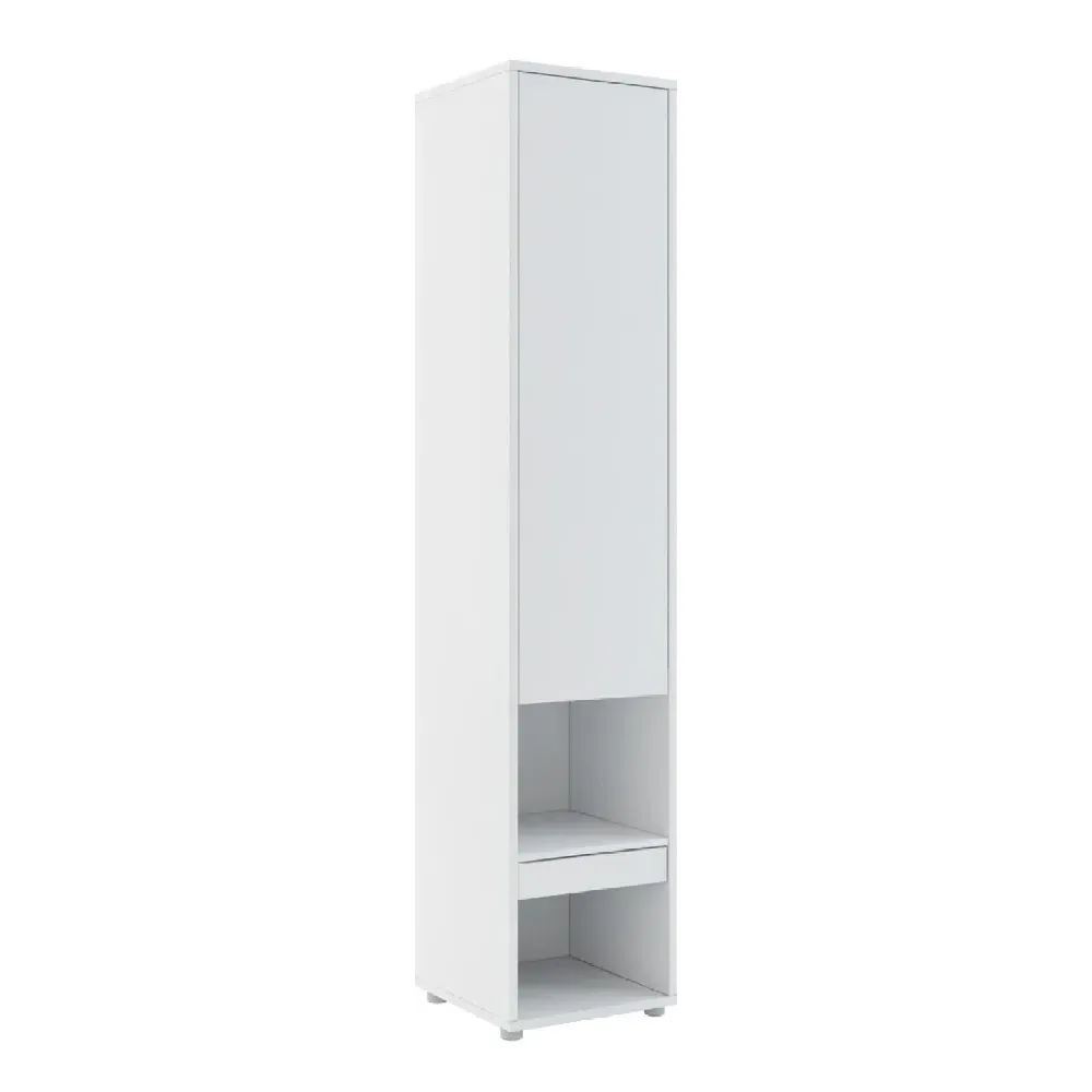 Teaneck Wooden Storage Cabinet with 1 Door - White product